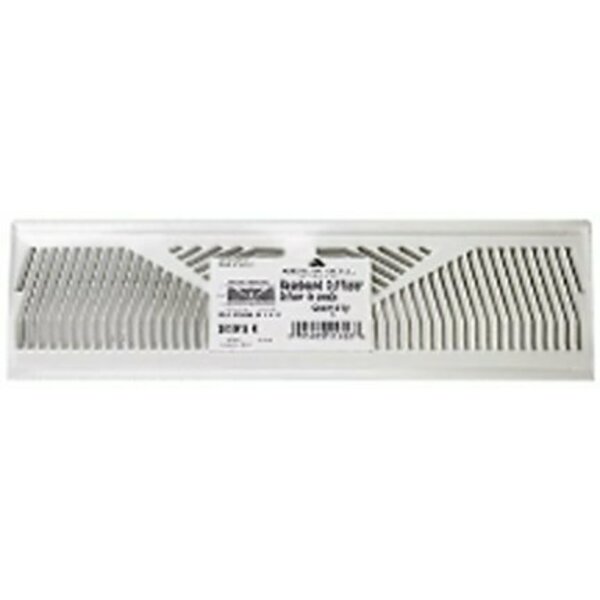 Do It Best DIFFUSER BASE BOARD 15 INX4 1/2 IN WH ABBBWH15